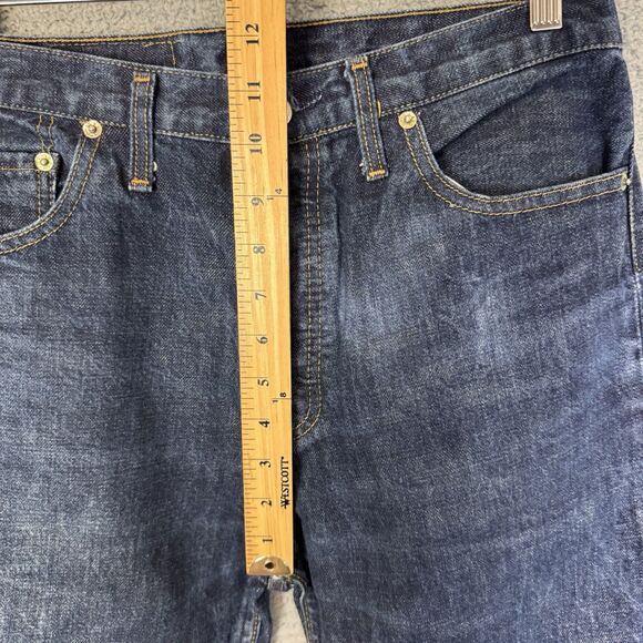 Levis 501xx Jeans Mens 32x32 Blue Straight Leg Denim Pants Button Fly VTG - Picture 7 of 13